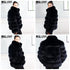 Winter women's Jacket Real Fox fur coat Stand Collar high street Coat real Fox Fur jackets women's coats in promotion WGLUVF FUR
